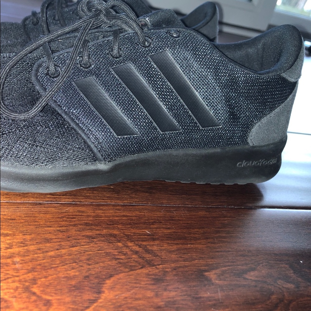 Black Cloadfoam Adidas Tennis Shoes